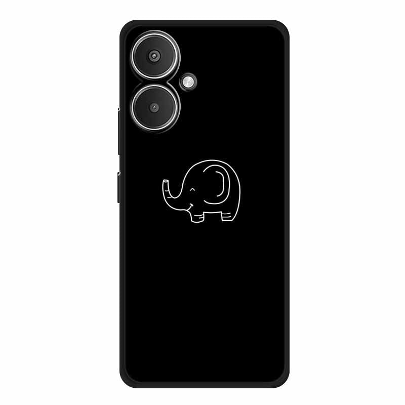 For Xiaomi Redmi 13C 5G / Redmi 13R 5G Case TPU Linear Pattern Printing Back Phone Cover For Xiaomi Redmi 13C 5G / Redmi 13R 5G Case TPU Linear Pattern Printing Back Phone Cover